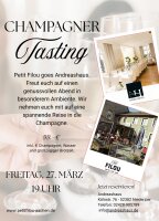 Champagner-Tasting im Andreashaus 27.03.26, 19h