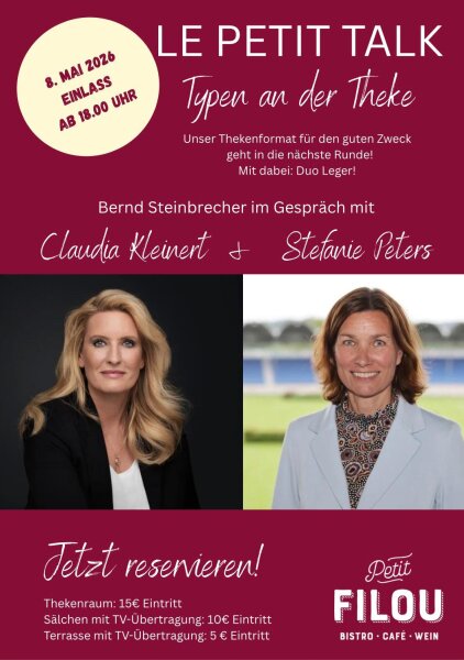 Petit Talk 08.05.2026, ab 18h